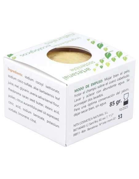 Nitx Champu Solido Regenerador 85G