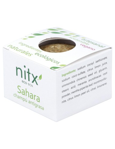 Nitx Sahara Antigras Champu Solido 85G