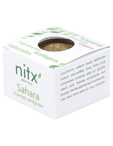 Nitx Sahara Antigras Champu Solido 85G
