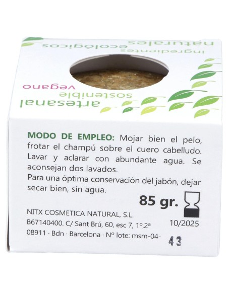 Nitx Sahara Antigras Champu Solido 85G