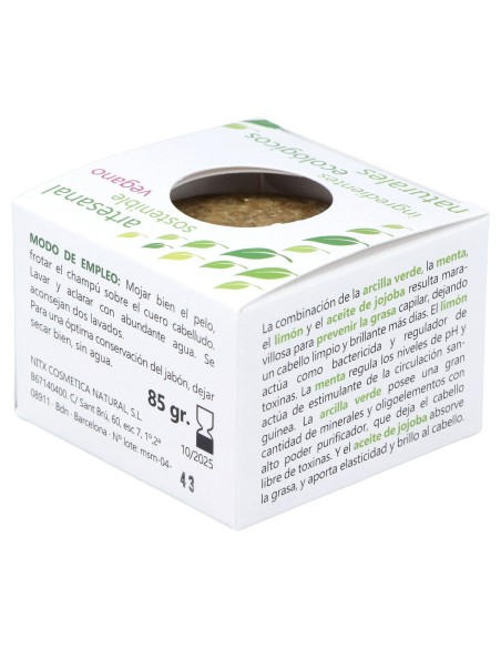 Nitx Sahara Antigras Champu Solido 85G
