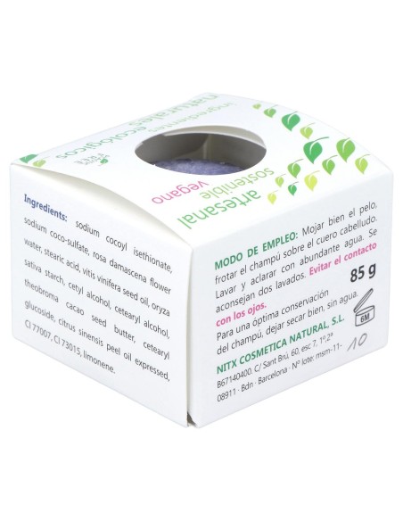 Nitx Champú Sólido Cabellos Blancos 85G
