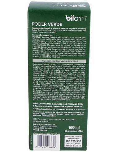 Biform Poder Verde 500Ml.