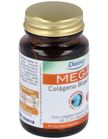 Dietisa Mega Colageno Bioactivo 30 Cáps
