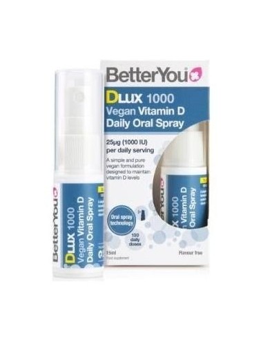 Betteryou Dlux 1000 Vegan Vit D Spray 15Ml