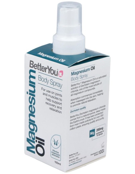 Better You Magnesio Aceite Spray Corporal 100Ml