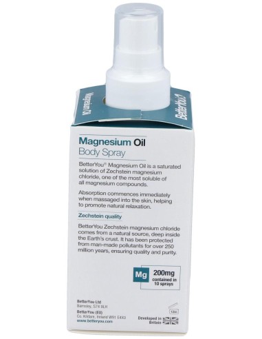 Better You Magnesio Aceite Spray Corporal 100Ml