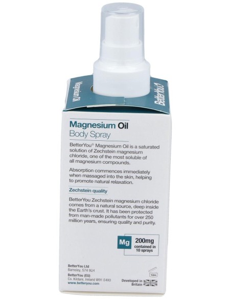 Better You Magnesio Aceite Spray Corporal 100Ml