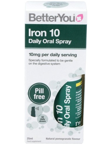 Iron 10 Hierro Spray Oral 25Ml.