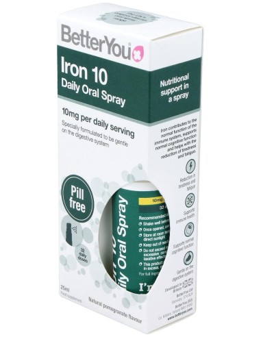 Iron 10 Hierro Spray Oral 25Ml.