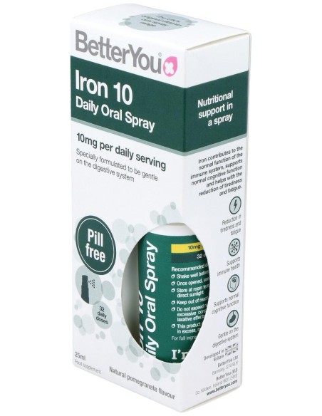 Iron 10 Hierro Spray Oral 25Ml.