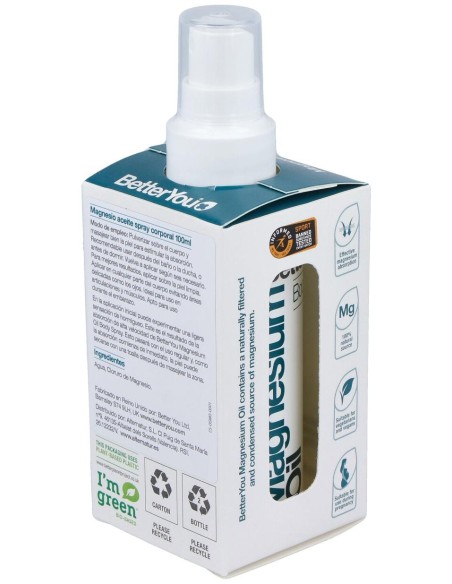 Better You Magnesio Aceite Spray Corporal 100Ml