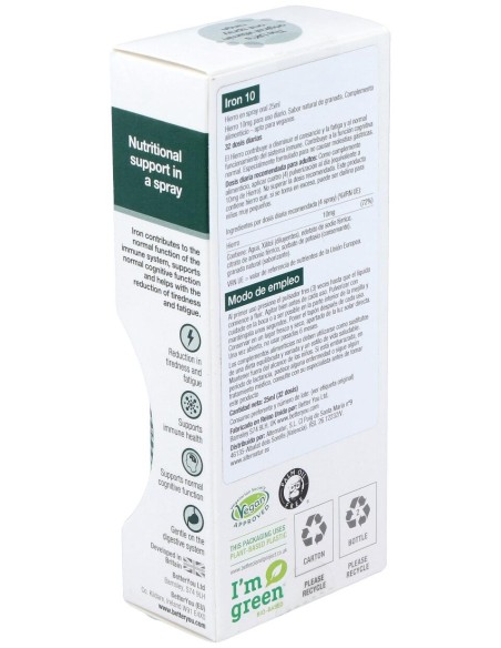 Iron 10 Hierro Spray Oral 25Ml.