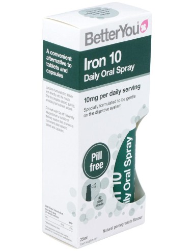 Iron 10 Hierro Spray Oral 25Ml.