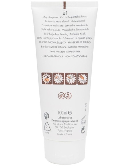 Solar Leche Mineral Spf 50+ Pantalla Fisica 100Ml.
