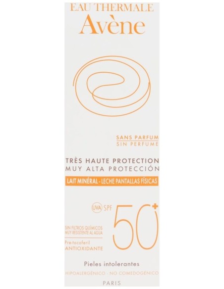 Solar Leche Mineral Spf 50+ Pantalla Fisica 100Ml.