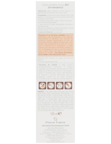 Solar Leche Mineral Spf 50+ Pantalla Fisica 100Ml.