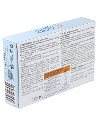 Acticir Plus 40Cap.
