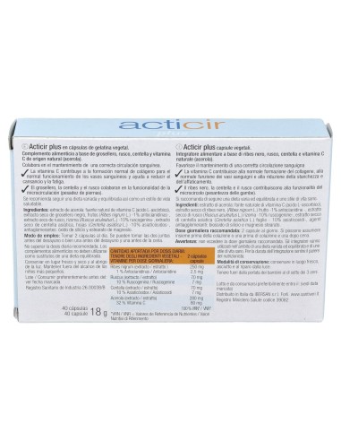 Acticir Plus 40Cap.