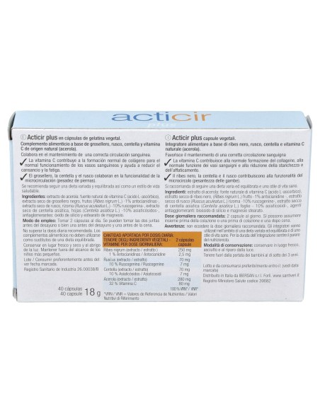 Acticir Plus 40Cap.