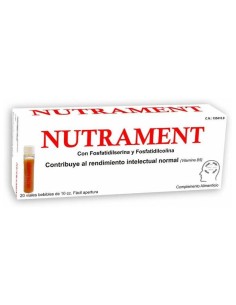 Nutrament 20 Viales Bebiles 10 Ml