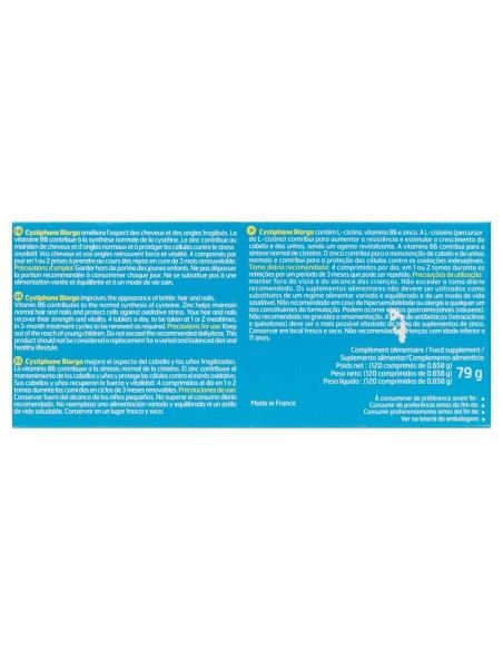 Cystiphane, 120 Comprimidos