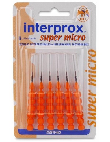 Interprox Super Micro Cepillo Dental Interproximal, 6 Uds