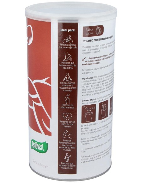 Dynamic Proteina Vegetal Cacao 455Gr.