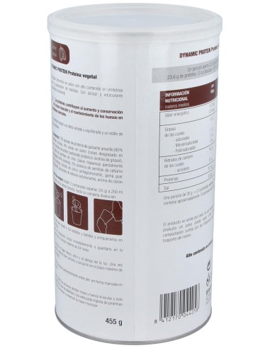 Dynamic Proteina Vegetal Cacao 455Gr.
