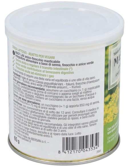 Santiveri Sanaflor Bote Mast-Lax Gases 65Gr