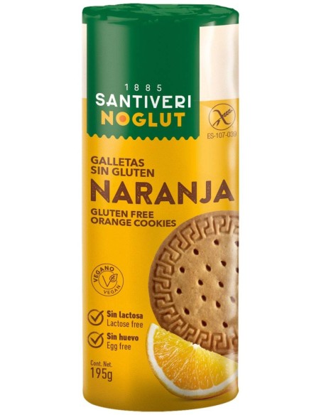 Santiveri Galletas Dig Estive Naranja 195G