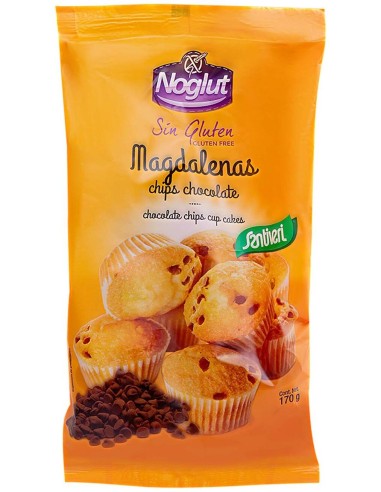 Noglut Madalenas Con Pepitas De Chocolate 170Gr.