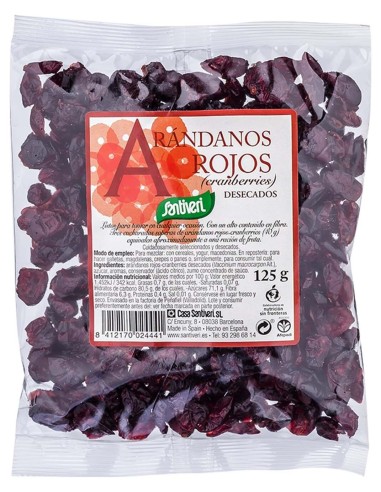 Santiveri Arándanos Rojos Desecados 125G