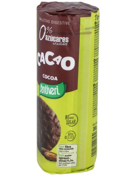 Galletas Digestive Cacao 0% Azucares 200Gr.