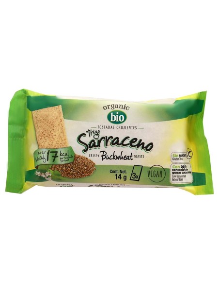 Santiveri Tostadas Ligeras Trigo Sarraceno Bio 15G