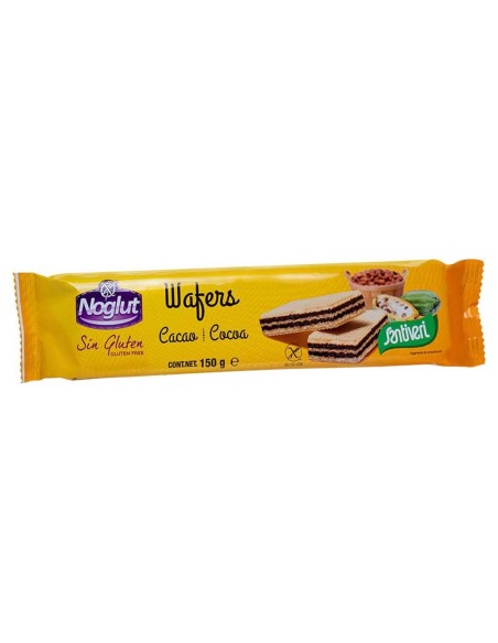 Noglut Wafers Rellenos De Cacao 150Gr
