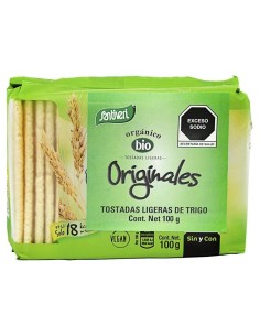 Santiveri Tostadas Ligeras Originales Bio Vegano 100G
