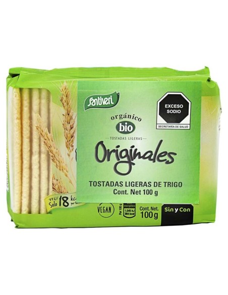 Santiveri Tostadas Ligeras Originales Bio Vegano 100G
