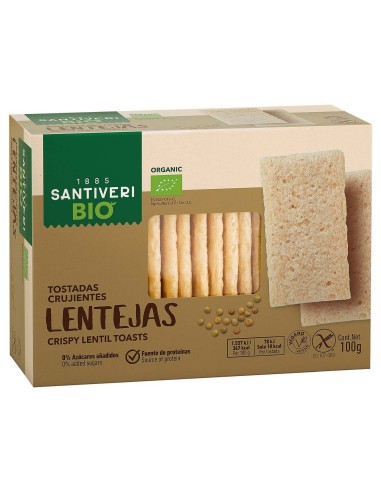 Santiveri Tostadas Ligeras Lentejas Bio 100G