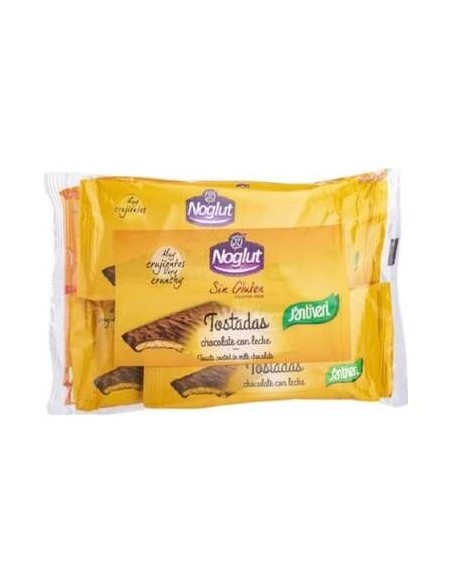 Santiveri Noglut Tostadas Bañadas Con Chocolate Leche 102G