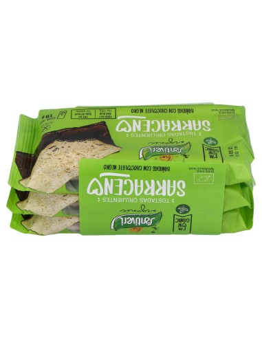 Tostadas Trigo Sarraceno Choco Negro 6Ud.