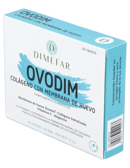Ovodim Colageno Con Ovomet 30Cap.