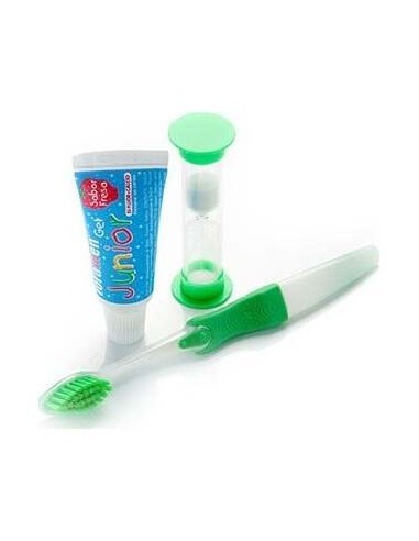 Foradent Kit Dental Infantil Cepillo + Gel Flúor + Reloj