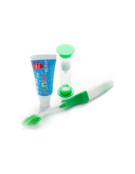 Foradent Kit Dental Infantil Cepillo + Gel Flúor + Reloj