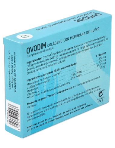 Ovodim Colageno Con Ovomet 30Cap.