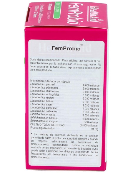 Femprobio 50.000Millones 30Vcap. Health Aid