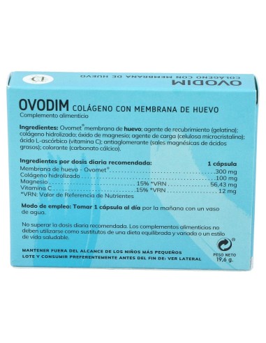 Ovodim Colageno Con Ovomet 30Cap.