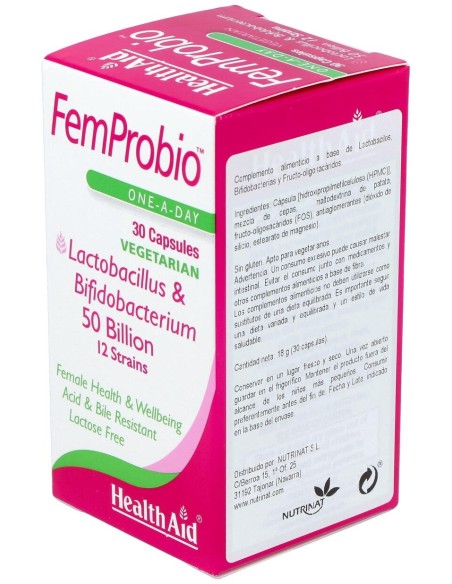 Femprobio 50.000Millones 30Vcap. Health Aid