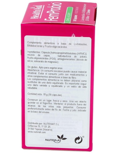 Femprobio 50.000Millones 30Vcap. Health Aid