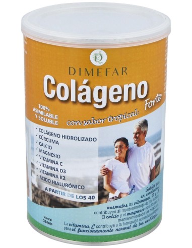 Dimefar Colágeno Forte Sabor Tropical 300G